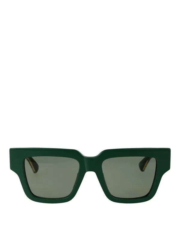 Bottega Veneta Lunettes De Soleil - Vert - Vert | BV1276S003