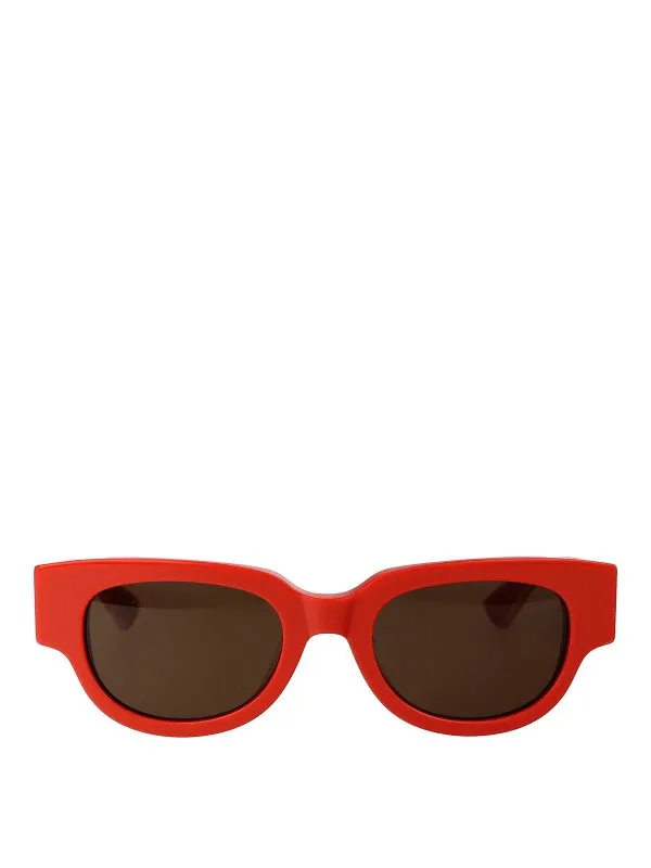 Bottega Veneta Lunettes De Soleil - Orange - Orange | BV1278SA004