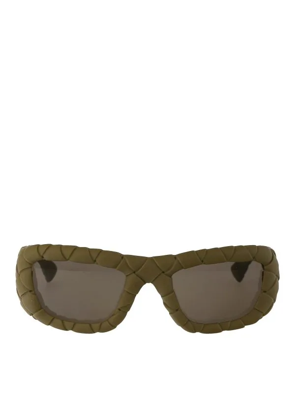 Bottega Veneta Lunettes De Soleil - Vert - Vert | BV1303S002