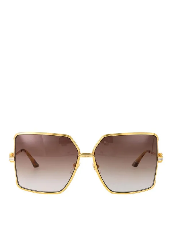 Casablanca Lunettes De Soleil - Or - Or - Femme | EW03601GOLDBROWN