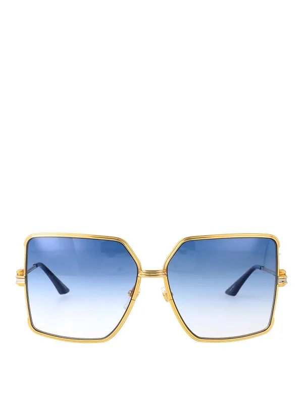 Casablanca Lunettes De Soleil - Bleu - Bleu | EW03604GOLDBLUE