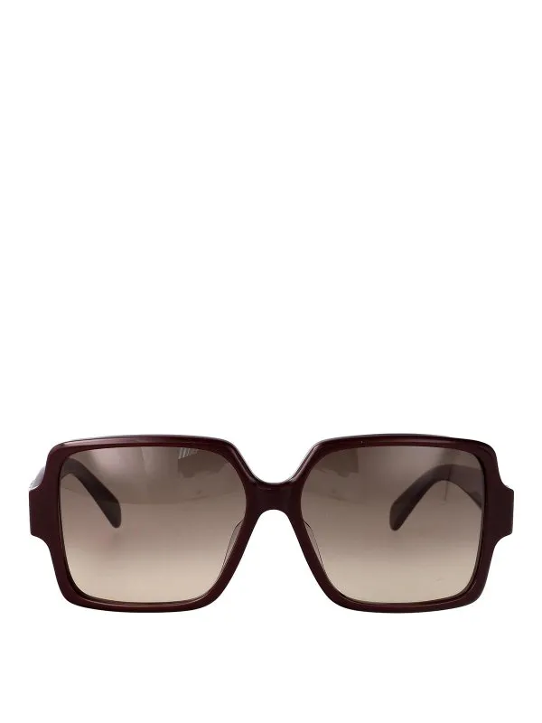Céline Lunettes De Soleil - Rouge Brun - Rouge Brun | CL40316U69F