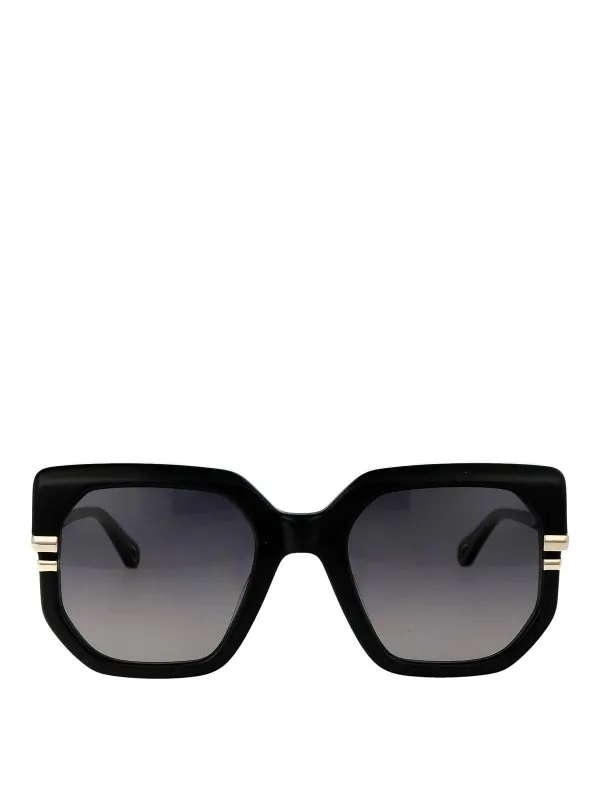 Chloe' Lunettes De Soleil - Noir - Noir - Femme | CH0240S001
