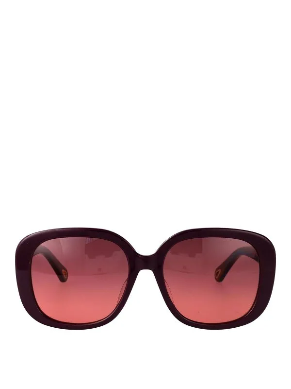 Chloe' Lunettes De Soleil - Rouge Brun - Rouge Brun | CH0303SK005