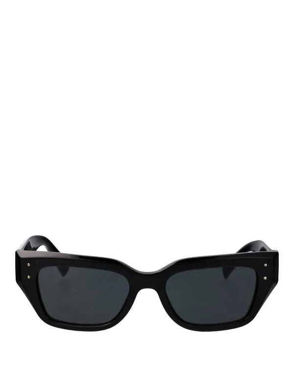 Dolce & Gabbana Lunettes De Soleil - Noir - Noir | 0DG446250187