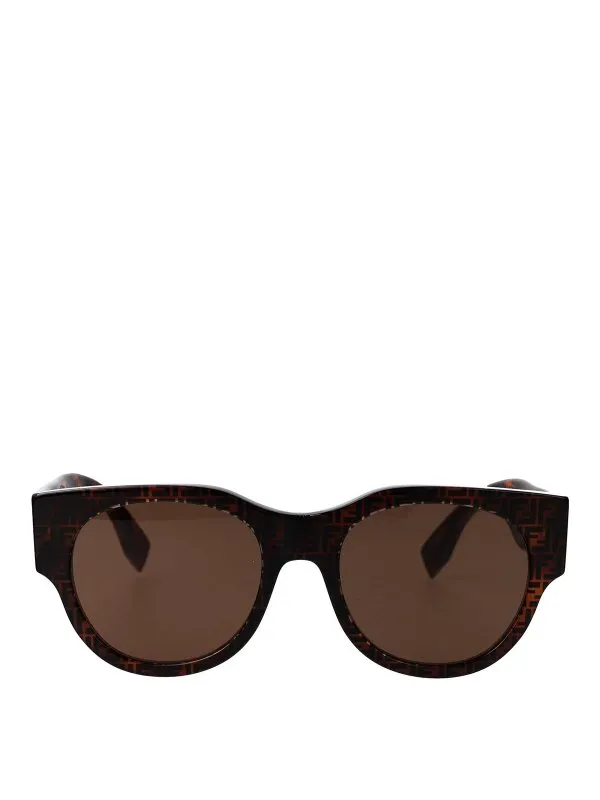 Fendi Lunettes De Soleil - Marron - Marron - Femme | FE40147I55E