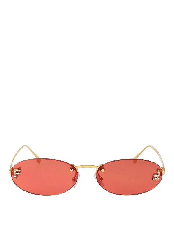 Fendi Lunettes De Soleil - Or - Or - Femme | FE4075US30S