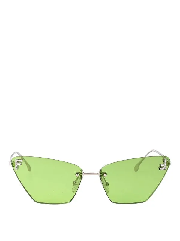Fendi Lunettes De Soleil - Vert - Vert - Femme | FE4160US16N