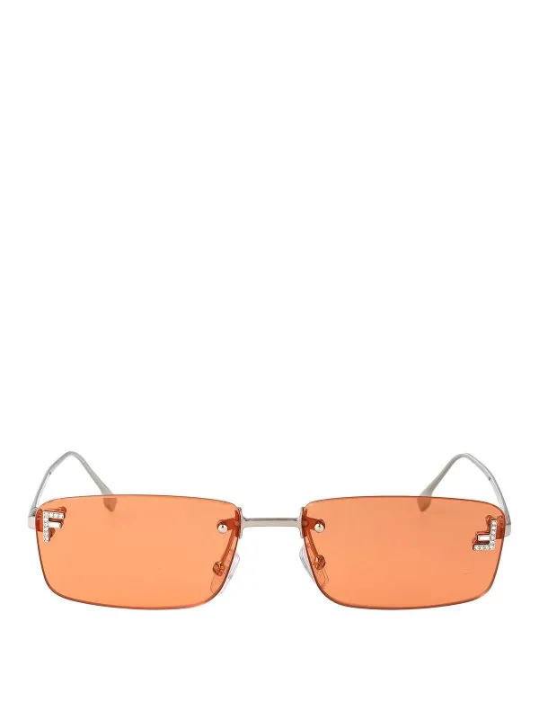 Fendi Lunettes De Soleil - Orange - Orange - Femme | FE4172US16J
