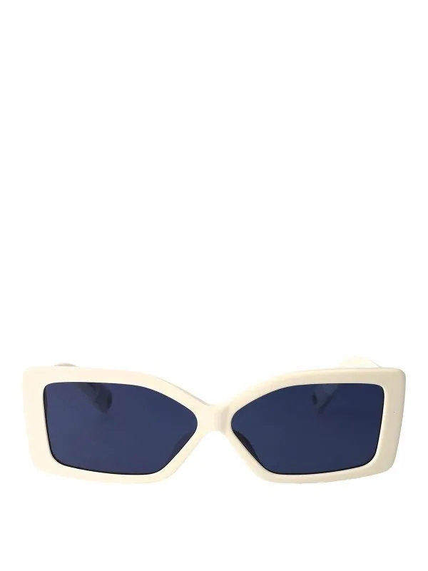 Jacquemus Lunettes De Soleil - Blanc - Blanc - Femme | JAC41C3SUN