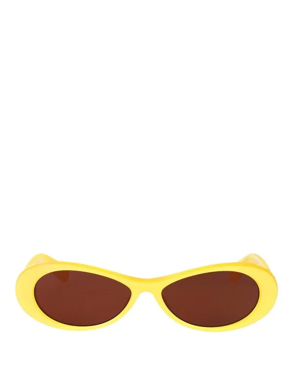 Jacquemus Lunettes De Soleil - Jaune - Jaune | JAC135C4SUNC4
