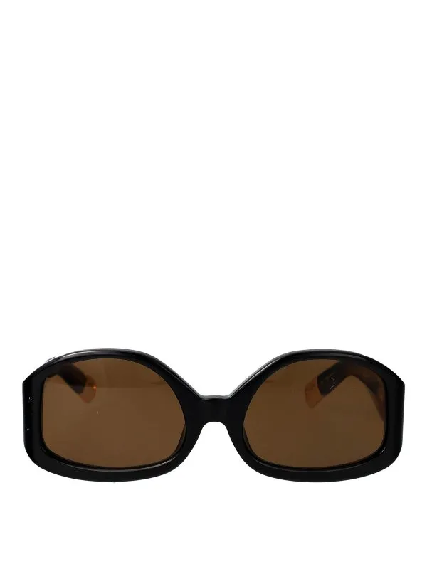 Jacquemus Lunettes De Soleil - Noir - Noir - Femme | JAC15C1SUN