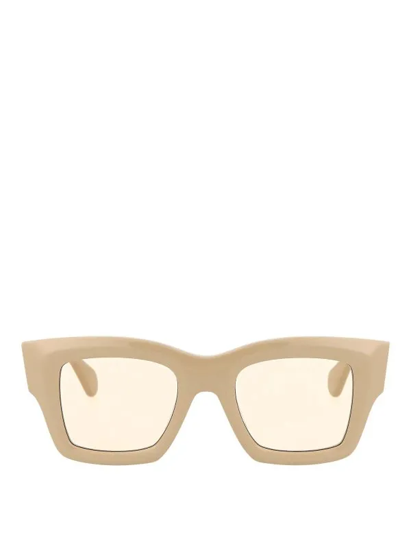 Jacquemus Lunettes De Soleil - Beige - Beige | LESLUNETTESBACIBEIGE