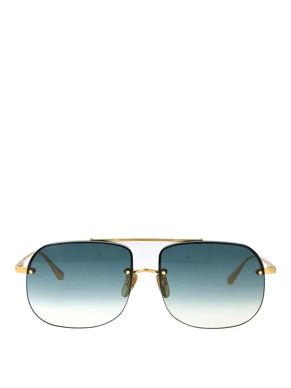 Linda Farrow Lunettes De Soleil - Or - Or - Femme | LFL1539C2SUNC2