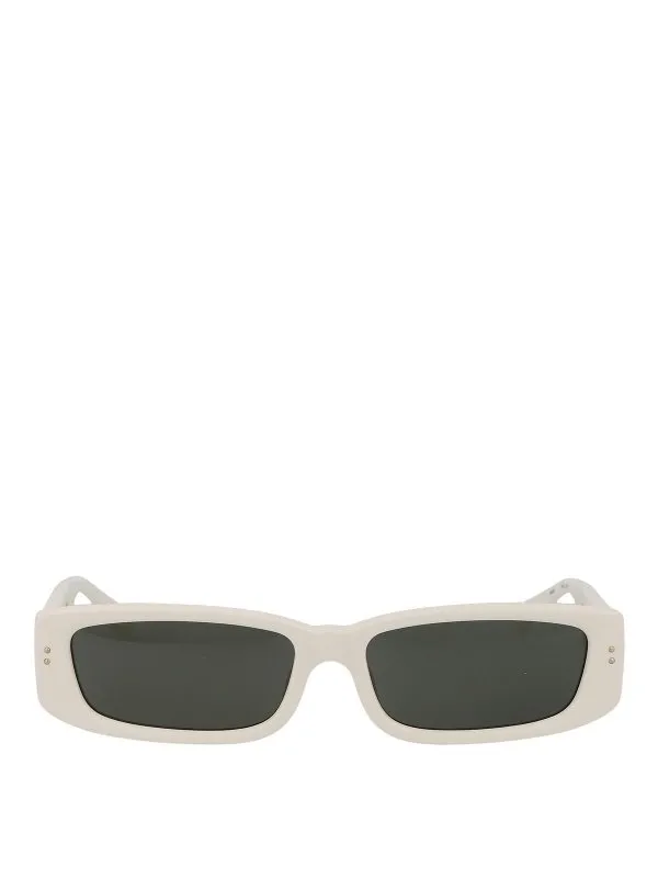 Linda Farrow Lunettes De Soleil - Blanc - Blanc | LFL1419C3SUNC3