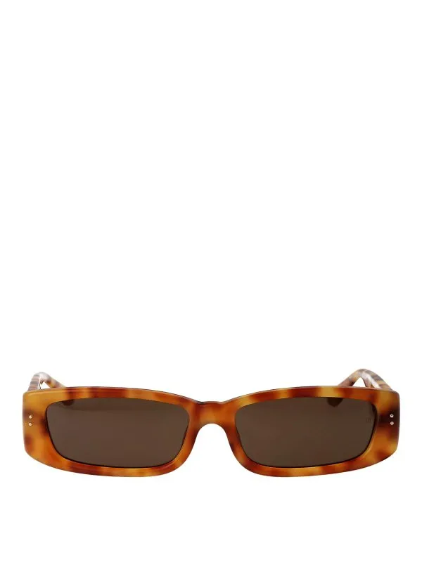 Linda Farrow Lunettes De Soleil - Marron - Marron | LFL1419C4SUN4