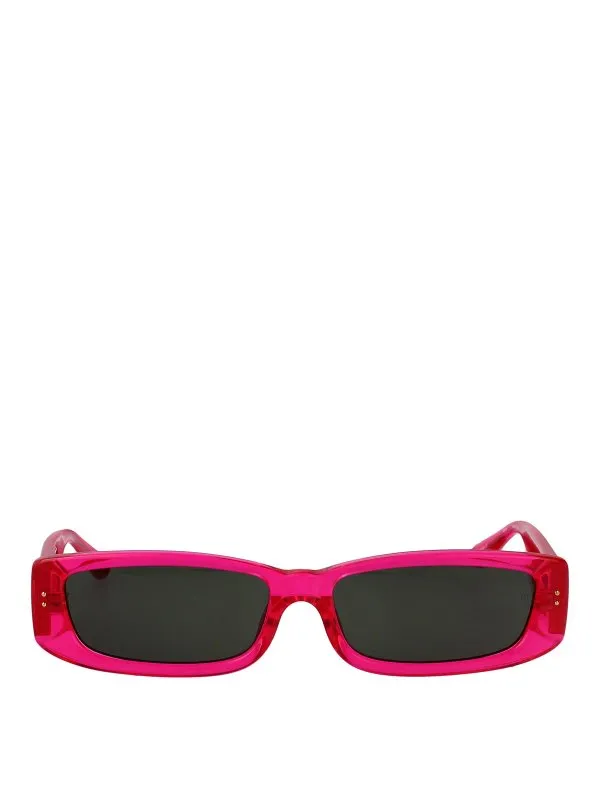 Linda Farrow Lunettes De Soleil - Couleur Chair | LFL1419C7SUNC7