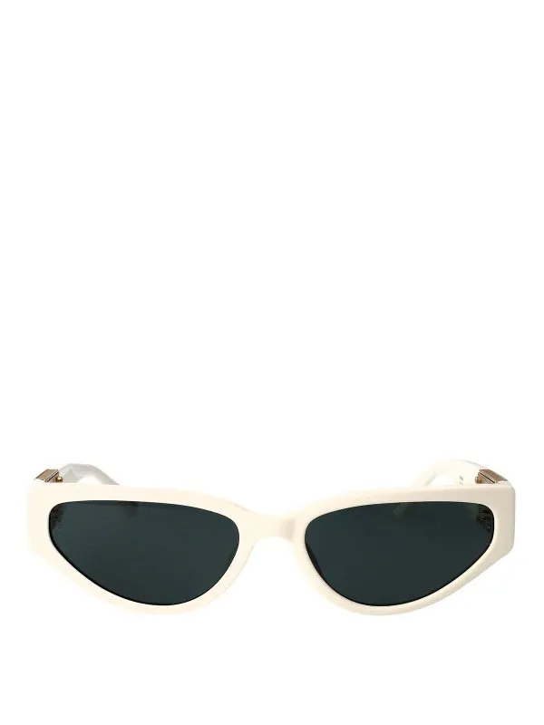 Linda Farrow Lunettes De Soleil - Blanc - Blanc | LFL1426C2SUNC2