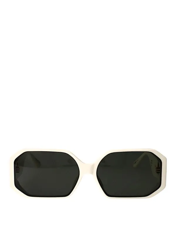 Linda Farrow Lunettes De Soleil - Blanc - Blanc | LFL1427C2SUNC2