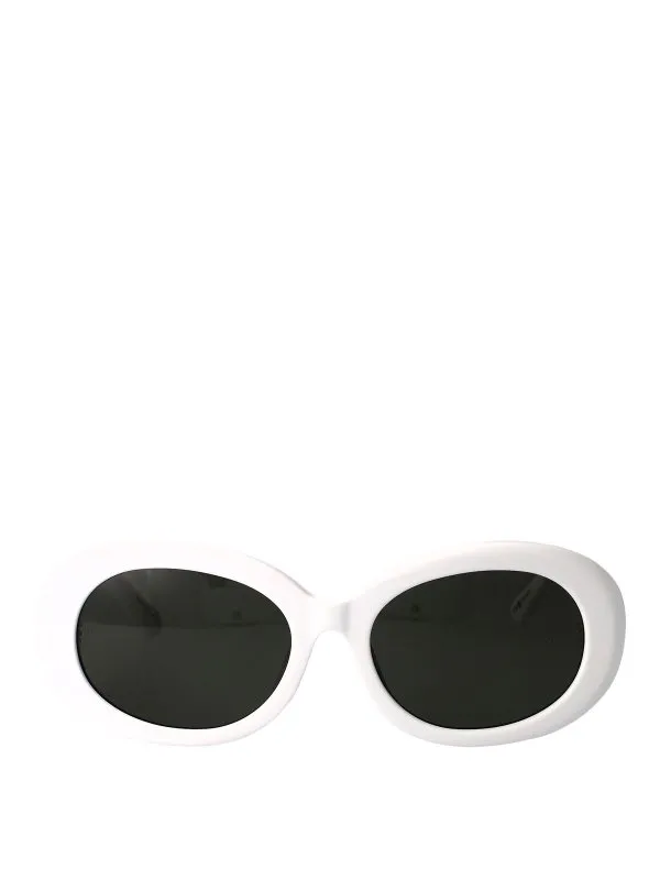 Linda Farrow Lunettes De Soleil - Blanc - Blanc | LFL1462C4SUNC4