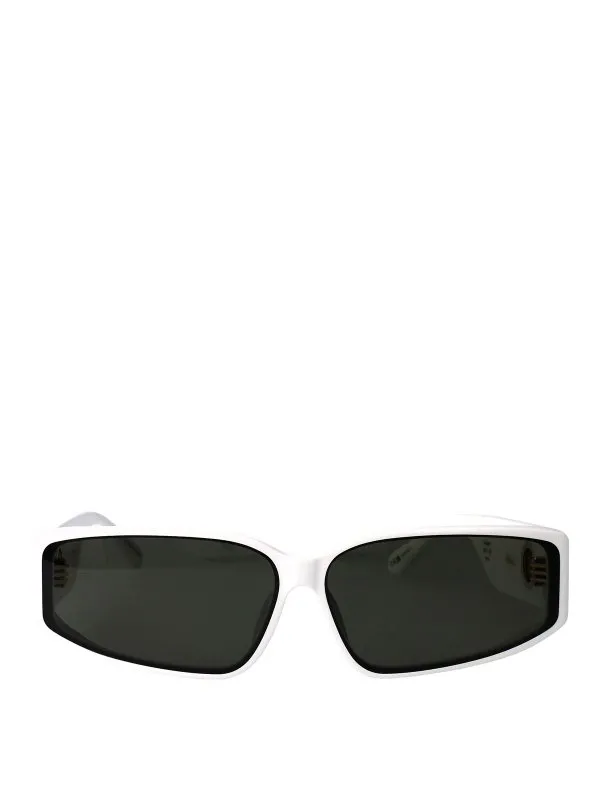 Linda Farrow Lunettes De Soleil - Blanc - Blanc | LFL1465C2SUNC2