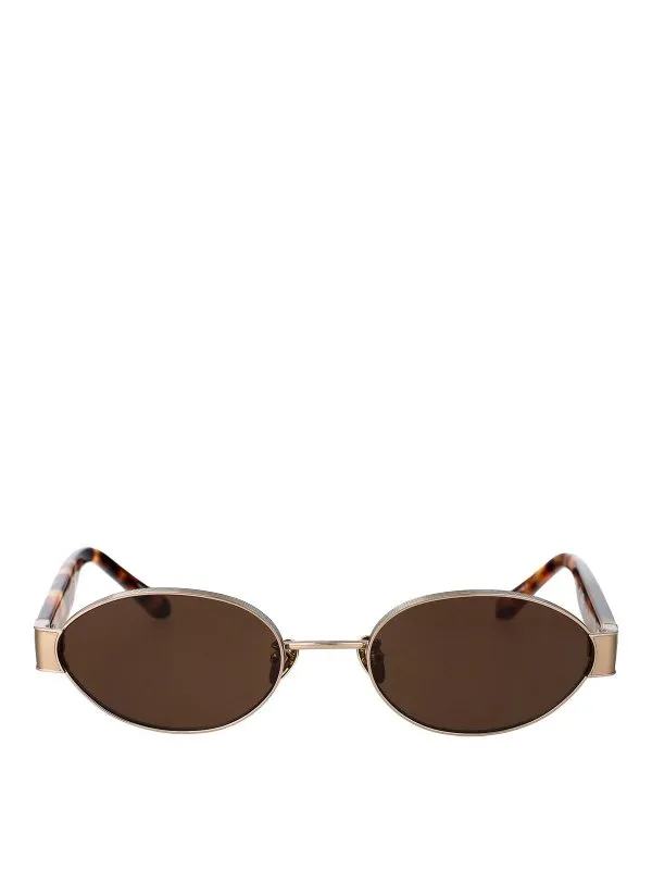 Linda Farrow Lunettes De Soleil - Or - Or - Femme | LFL1469C3SUNC3