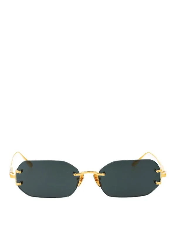 Linda Farrow Lunettes De Soleil - Or - Or - Femme | LFL1477C1SUNC1