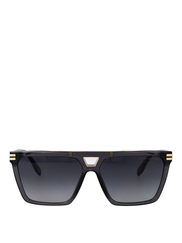 Marc Jacobs Lunettes De Soleil - Gris - Gris - Homme | MARC717SKB7