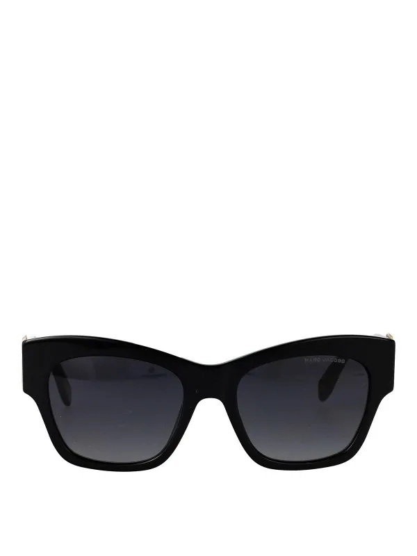 Marc Jacobs Lunettes De Soleil - Noir - Noir - Femme | MARC762S807