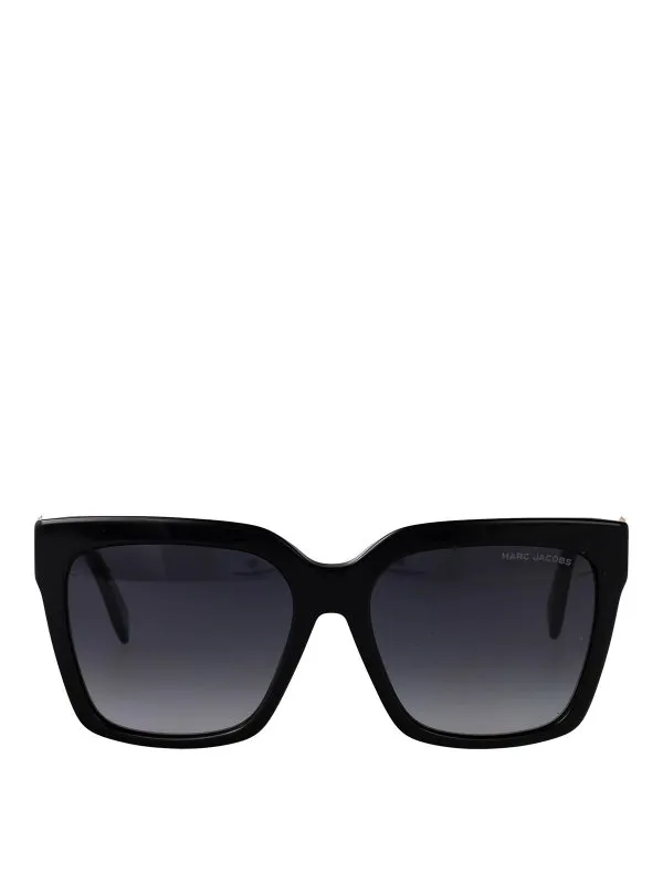 Marc Jacobs Lunettes De Soleil - Noir - Noir - Femme | MARC764S807