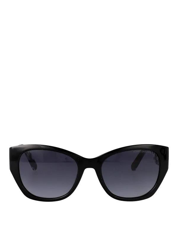 Marc Jacobs Lunettes De Soleil - Noir - Noir - Femme | MARC807S807