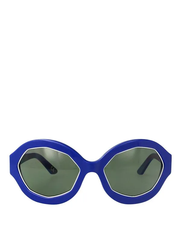 Marni Lunettes De Soleil - Bleu - Bleu - Femme | JE3BLUE