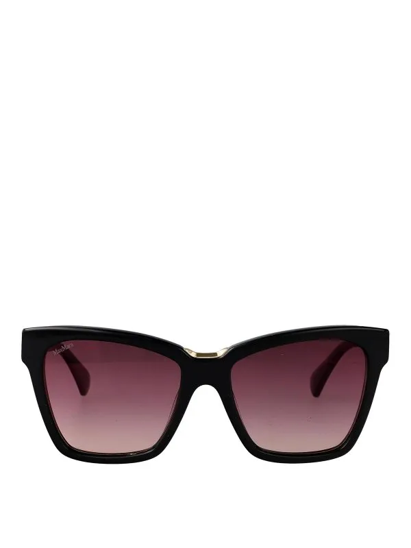 Max Mara Lunettes De Soleil - Noir - Noir - Femme | MM008901F