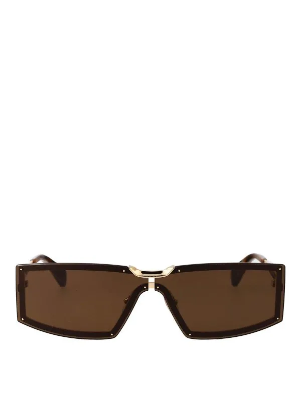 Max Mara Lunettes De Soleil - Marron - Marron - Femme | MM0118S32E
