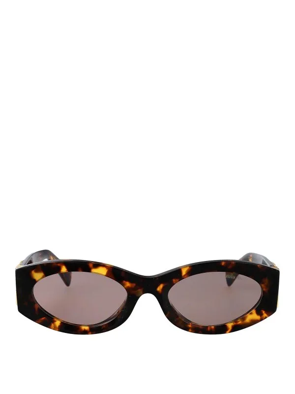 Miu Miu Lunettes De Soleil - Marron - Marron | 0MU11WS14L20I