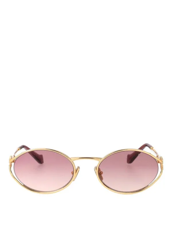 Miu Miu Lunettes De Soleil - Or - Or - Femme | 0MU52YS5AK06S