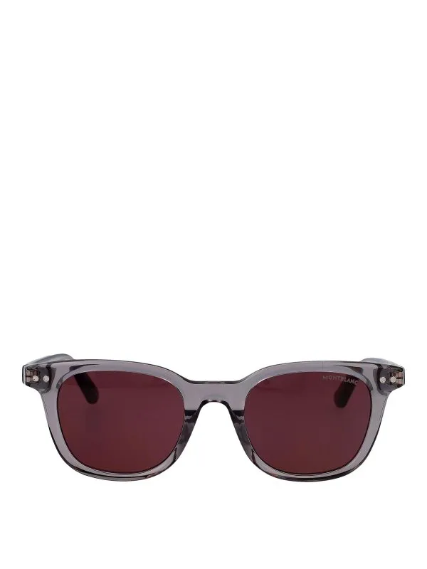 Montblanc Lunettes De Soleil - Gris - Gris - Homme | MB0320S004