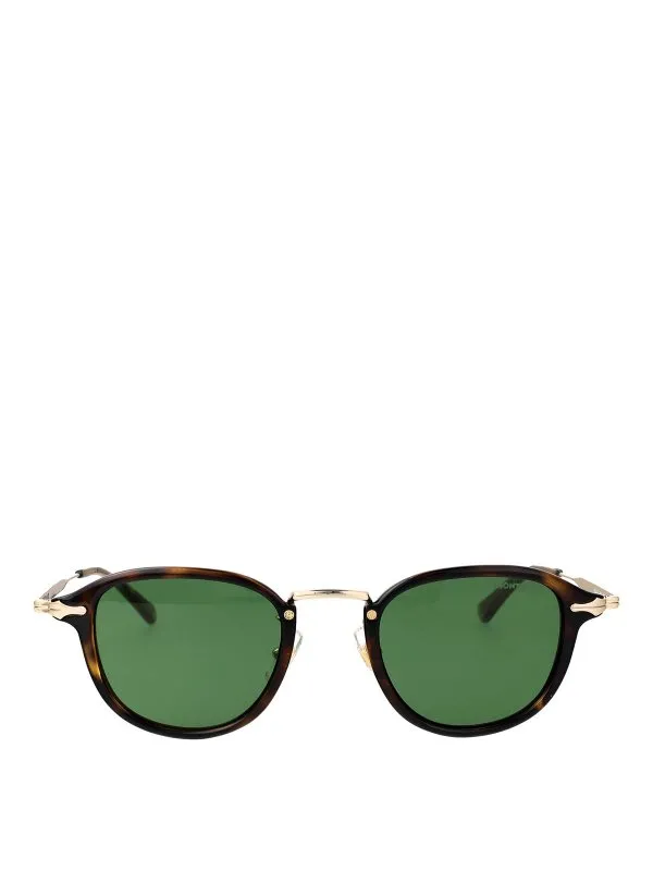 Montblanc Lunettes De Soleil - Vert - Vert - Homme | MB0336S002