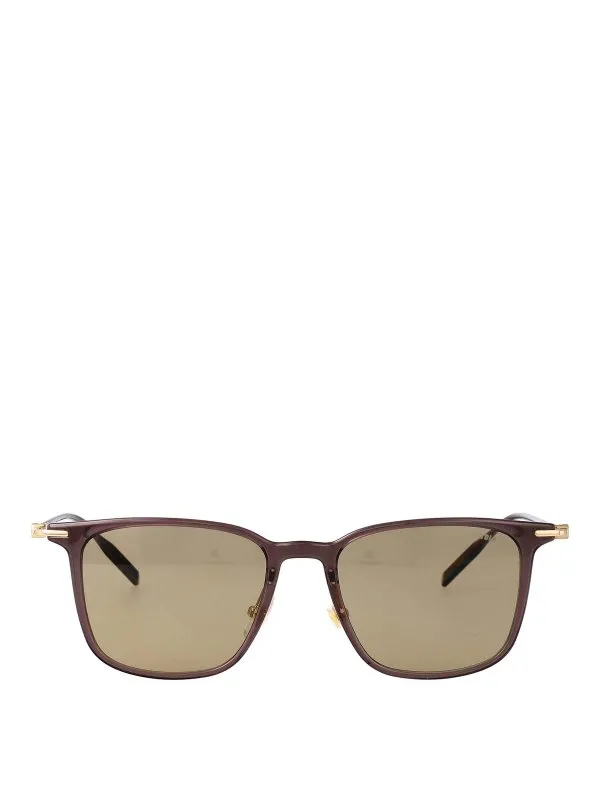 Montblanc Lunettes De Soleil - Marron - Marron - Homme | MB0354S006