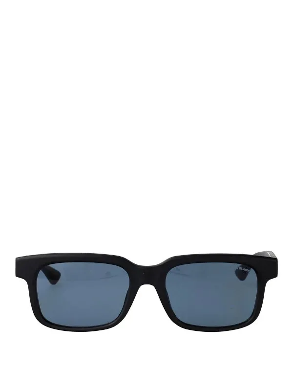 Montblanc Lunettes De Soleil - Noir - Noir - Homme | MB0383S003