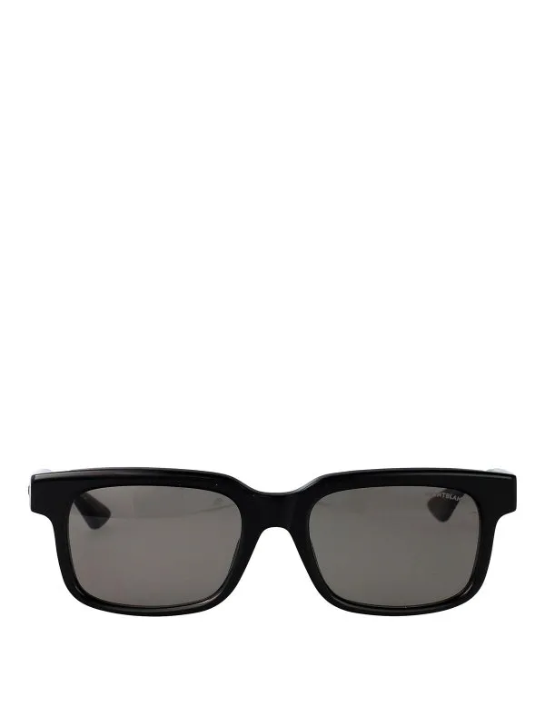 Montblanc Lunettes De Soleil - Noir - Noir - Homme | MB0383S005
