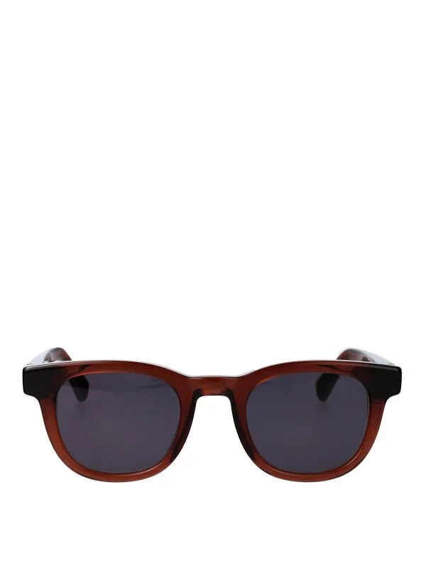 Mykita Lunettes De Soleil - Rouge Brun | KENJAC171PINEHONEYSHINYSILVER