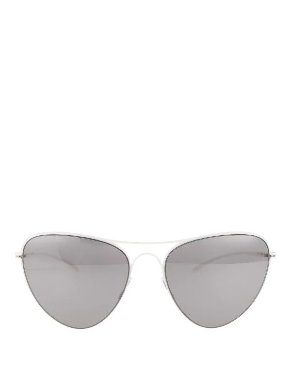 Mykita Lunettes De Soleil - Blanc - Blanc | MMESSE015333FLASH