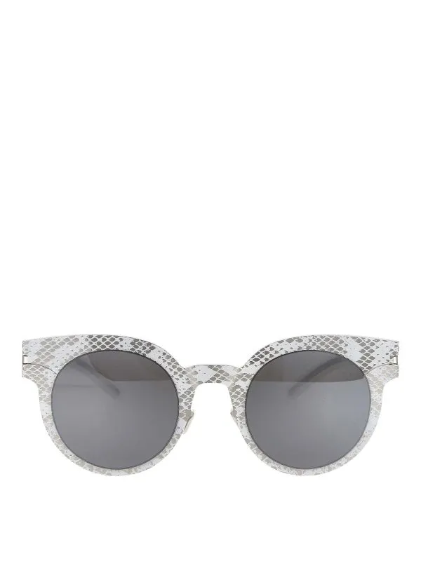 Mykita Lunettes De Soleil - Blanc - Blanc | MMTRANSFER001241FLASH