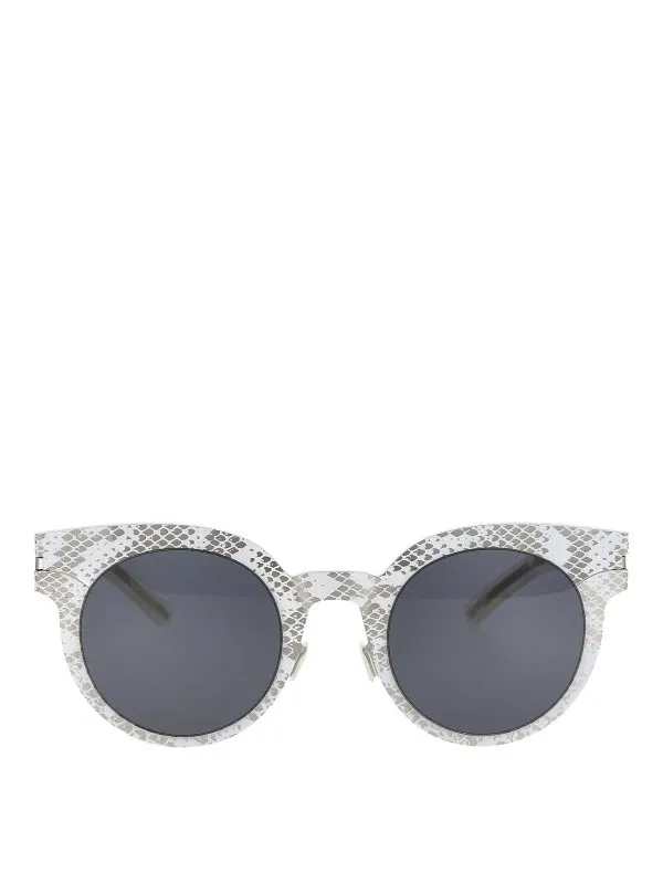Mykita Lunettes De Soleil - Blanc - Blanc | MMTRANSFER001241SOLID