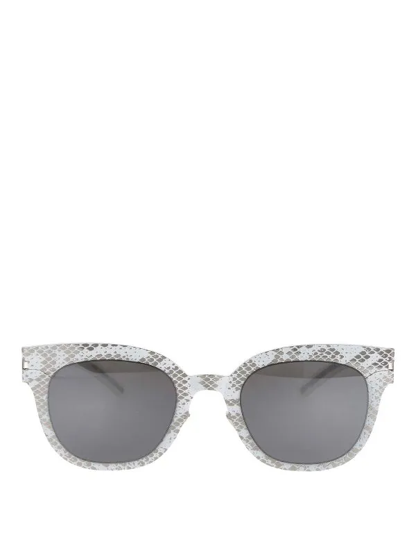 Mykita Lunettes De Soleil - Blanc - Blanc | MMTRANSFER002241