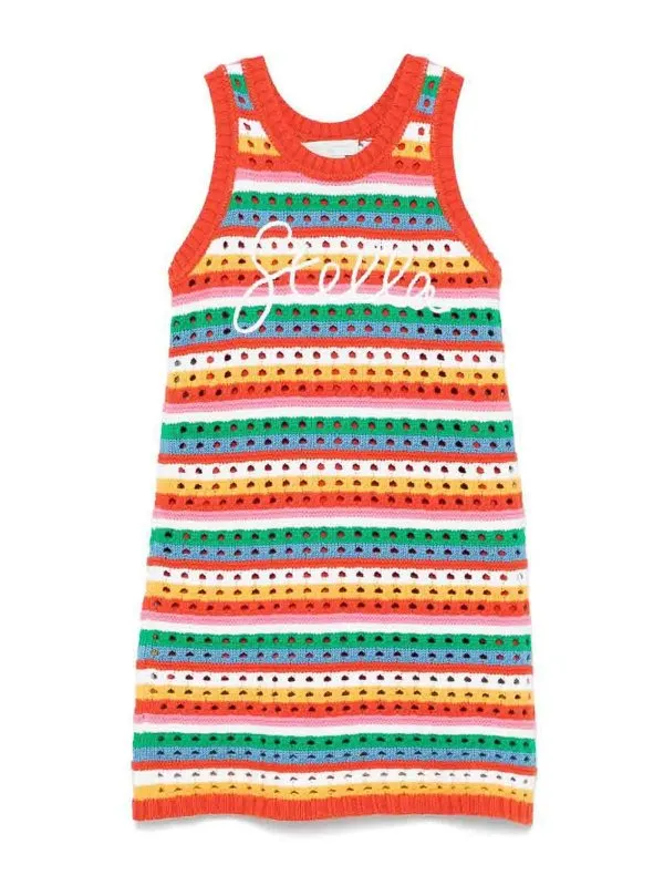 Stella McCartney Kids Robe Au Genou - Multicolore | TW1F02Z1876999
