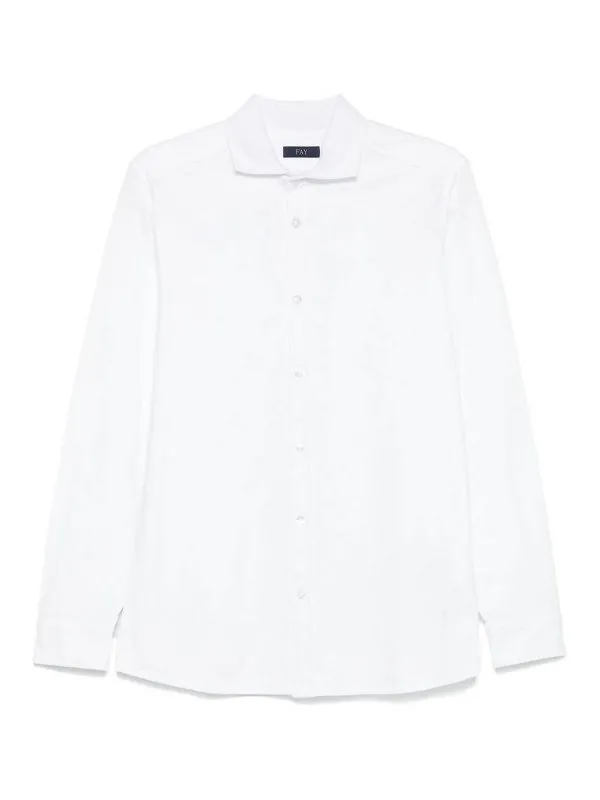 Fay Chemise - Blanc - Blanc - Homme | NRMA350145TUY1B001