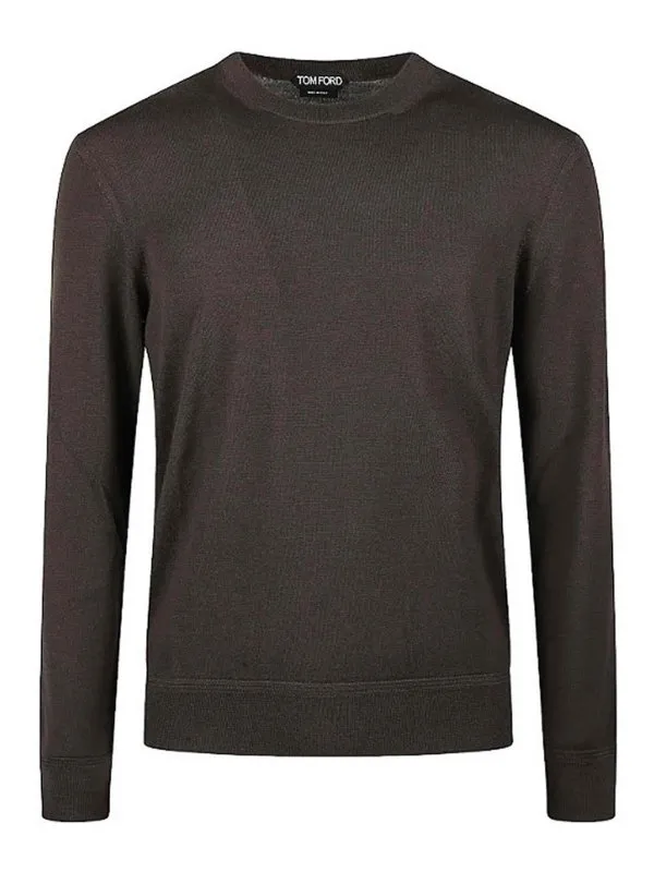 Tom Ford Pull Col Bateau - Vert Foncé - Homme | BFM0900TFK110W08