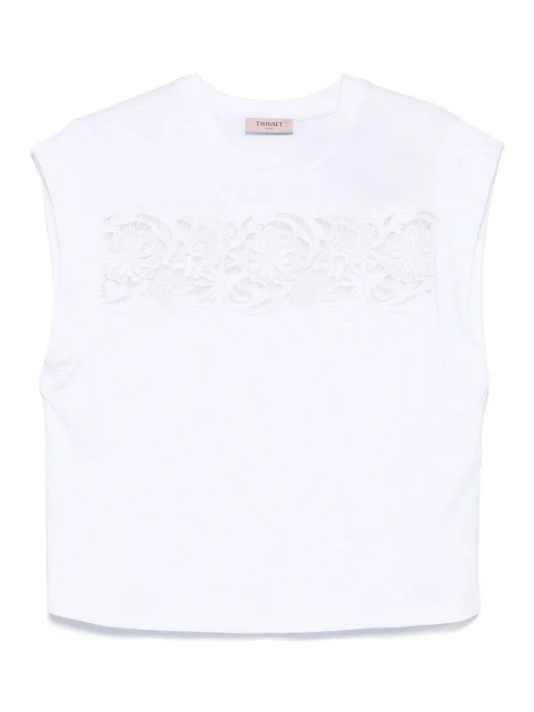 Twinset Pull Col Bateau - Blanc - Blanc | 251TP2073S1280500001